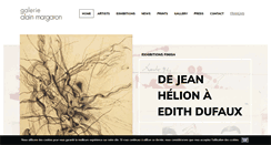 Desktop Screenshot of galerieamargaron.com